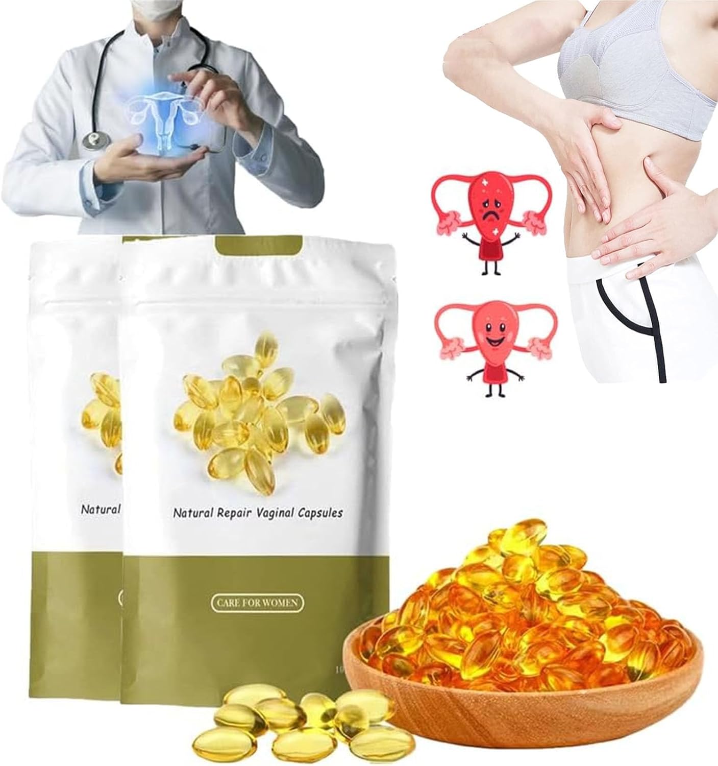 North Moon™ - Gélules BioNaturelles de réparation vaginale