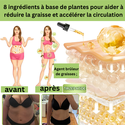 HHVB® GLP-1 Gouttes Minceur à la Moringa ✅ Brûleur de Graisse Naturel pour une Silhouette Affinée et une Santé Optimale