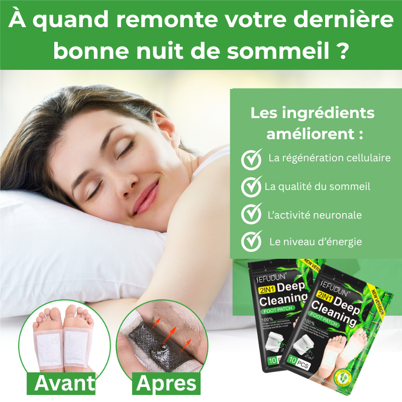 Patchs Détox – Éliminez les Toxines en Une Nuit