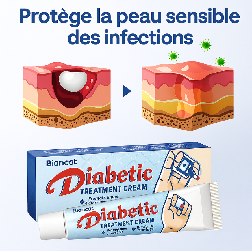 Crème de traitement du diabète Biancat® VitaGluco.