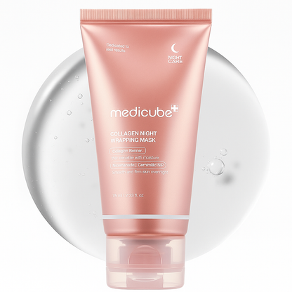 Masque hydratant et illuminant pour la peau au collagène