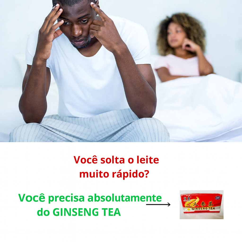 Ginseng Tea: Pack de 12 chás para fraqueza sexual (Original)
