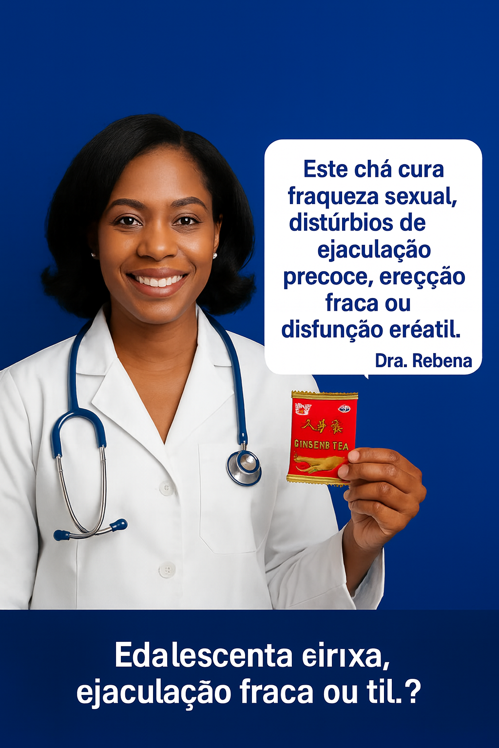 Ginseng Tea: Pack de 12 chás para fraqueza sexual (Original)