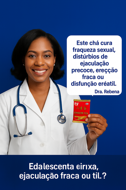 Ginseng Tea: Pack de 12 chás para fraqueza sexual (Original)