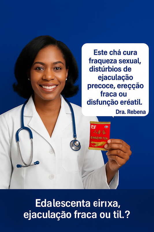 Ginseng Tea: Pack de 12 chás para fraqueza sexual (Original)