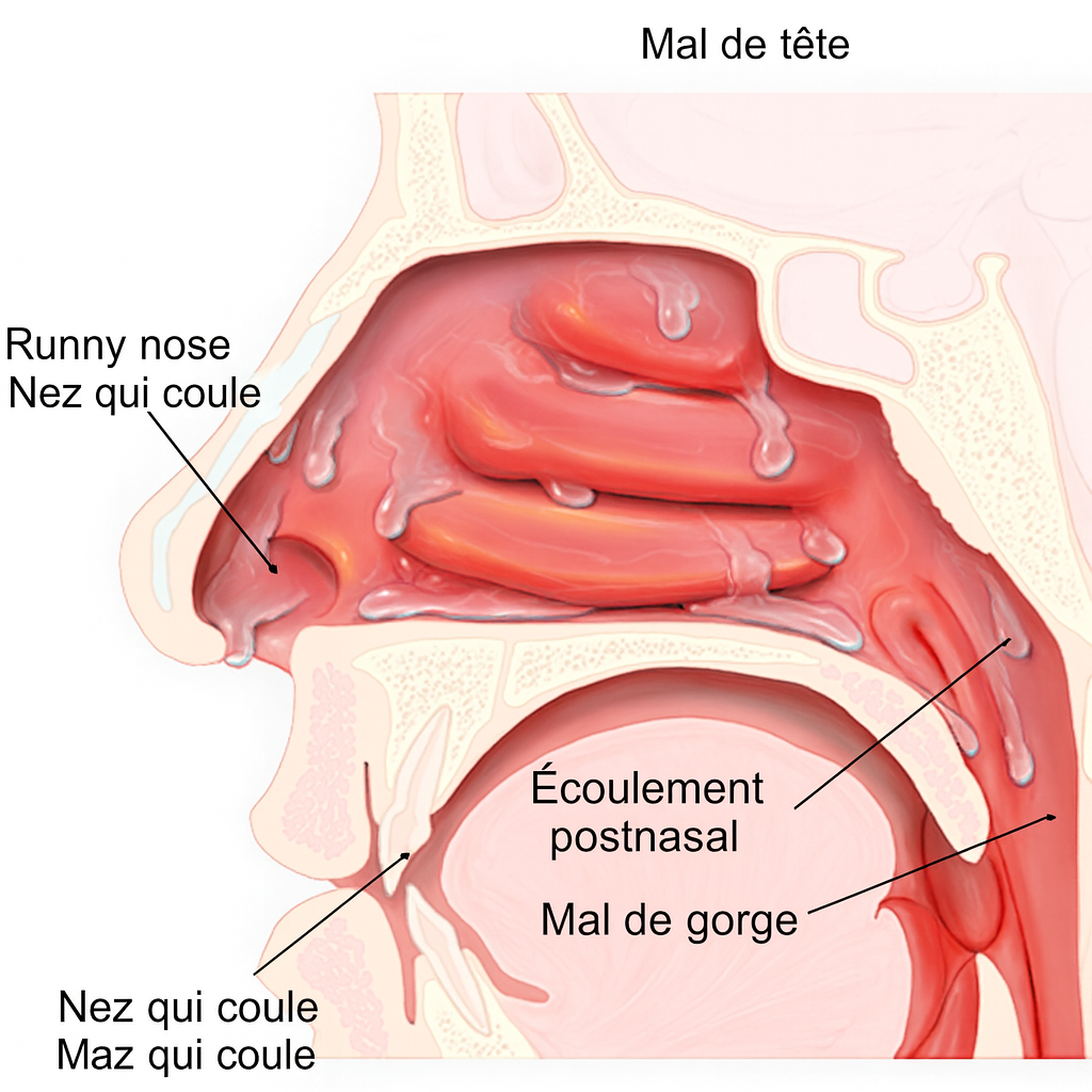 Fini rhumes et sinusite en 24h, naturellement et sans médicaments !