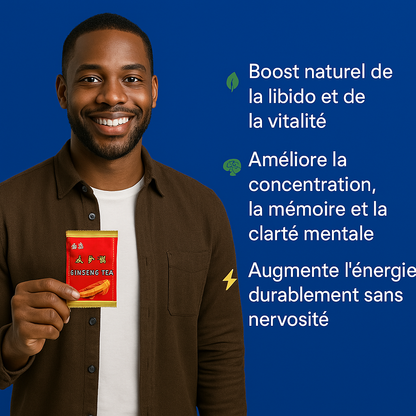 Ginseng Tea: Pack de 12 chás para fraqueza sexual (Original)