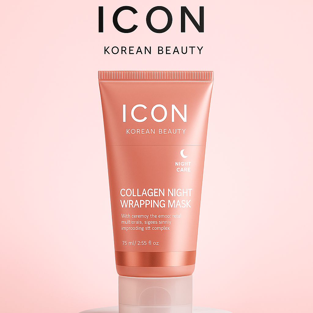 Masque hydratant et illuminant pour la peau au collagène