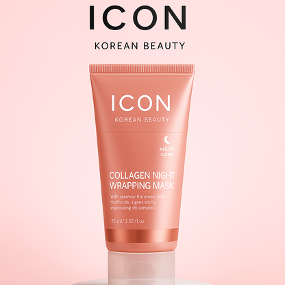 Masque hydratant et illuminant pour la peau au collagène