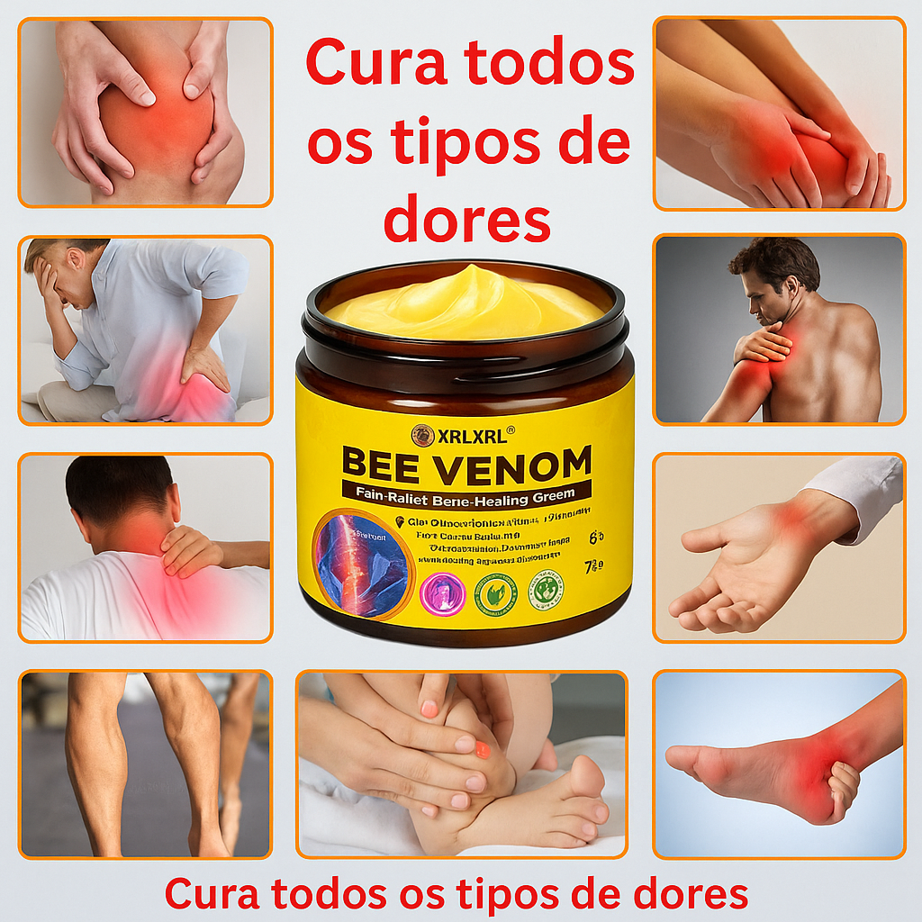 Veneno de abelha – Creme para tratamento da artrite com veneno de abelha