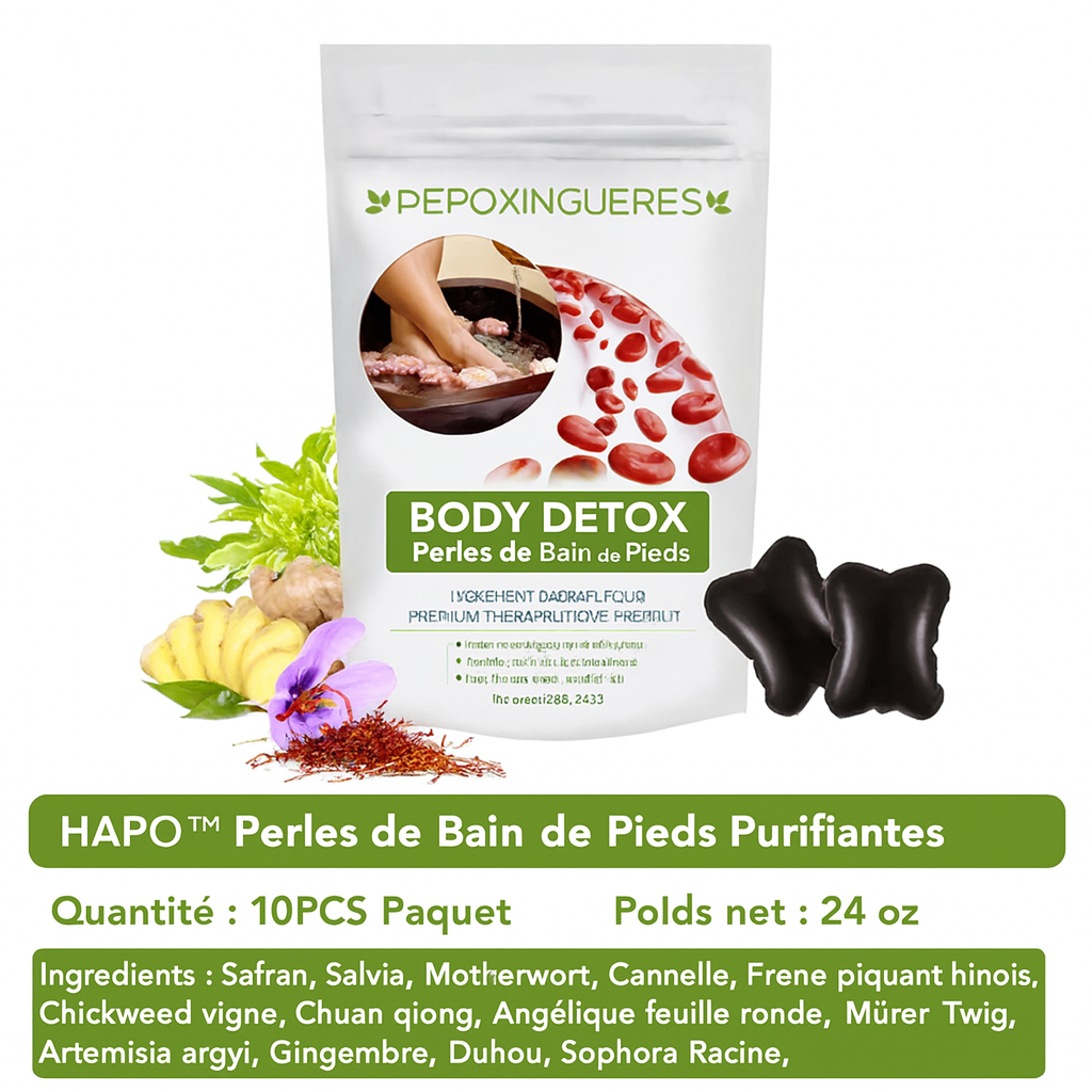 Perles Détox  – Purifiez votre corps par les pieds (10 pièces)