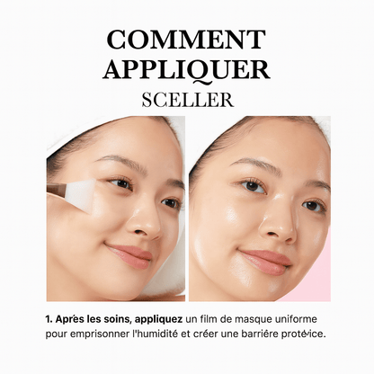 Masque hydratant et illuminant pour la peau au collagène